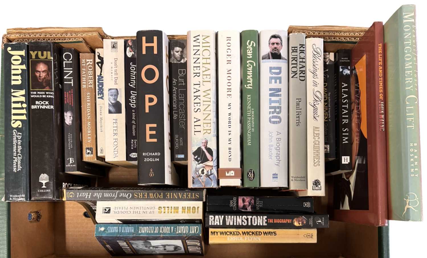 Lot 90 - FILM STAR BIOGRAPHY to include: Robert de Niro,...