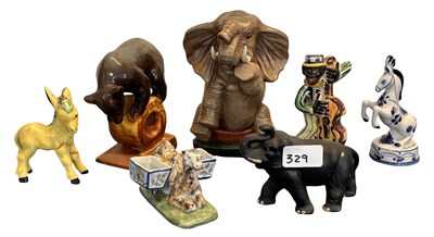 Lot 354 - A groups of various circus animal models