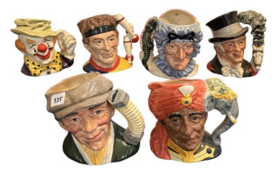 Lot 360 - A group of Royal Doulton character jugs, to...