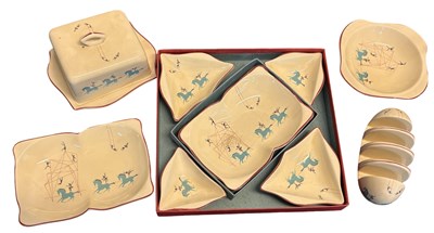 Lot 363 - A collection of Beswick Circus Pattern H'ors d'...