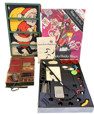 Lot 381 - A pair of incomplete magic sets, together with...