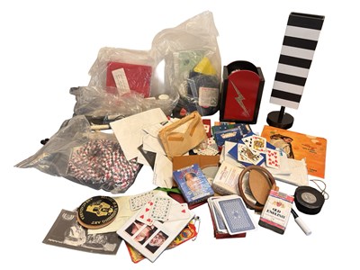 Lot 386 - A collection of various magic tricks and props
