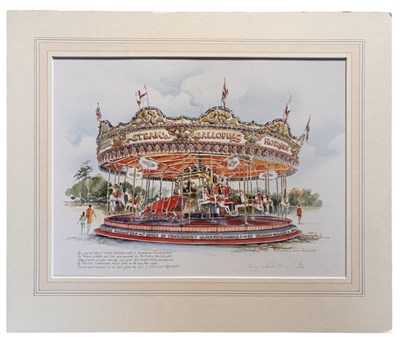 Lot 409 - TERRY WHITWORTH: Signed and numbered colour...