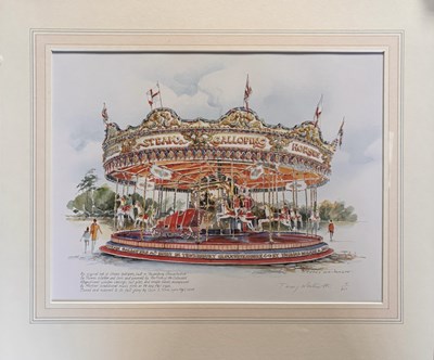 Lot 408 - TERRY WHITWORTH: Signed and numbered colour...