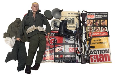 Lot 247 - A vintage Action Man figurine, with various...