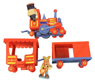 Lot 175 - A vintage Corgi Magic Roundabout train set.