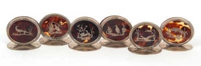 Lot 12 - A group of six George V silver and...