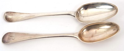 Lot 20 - Two early 19th Century Dutch silver...