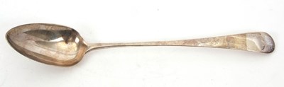 Lot 72 - A George III silver basting spoon, hallmarked...
