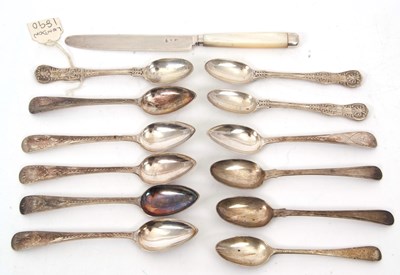 Lot 78 - Mixed Lot:  A set of six George III silver...