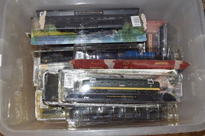 Lot 210 - A quantity of boxed model locomotives from The...