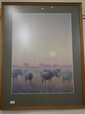 Lot 714 - African Savannah by Robert Baterman, signed...