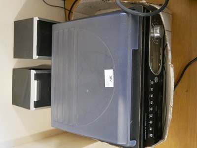 Lot 735 - A turntable CD radio system and speakers