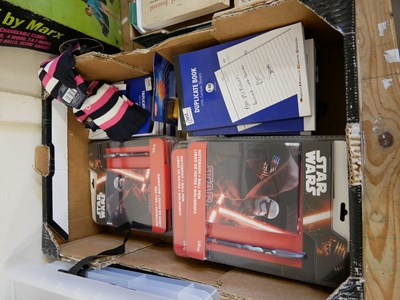 Lot 743 - Quantity of Star Wars notebooks and pens and...