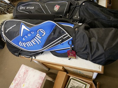 Lot 781 - A Calloway golf caddy and a quantity of...