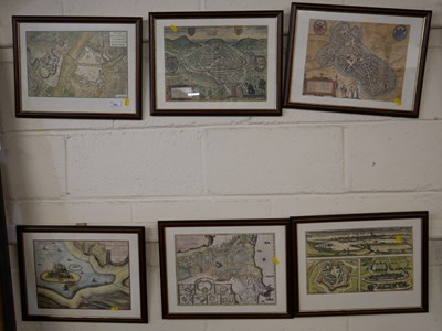 Lot 252 - A group of six various reproduction maps