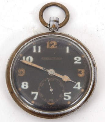 Lot 237 - A Jaeger Le Coultre military pocket watch, the...
