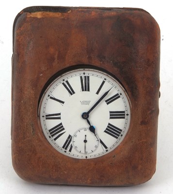 Lot 246 - A Goliath pocket watch with fitted travel case,...