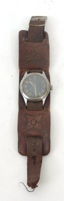 Lot 259 - A Buren Dirty Dozen military wristwatch,...