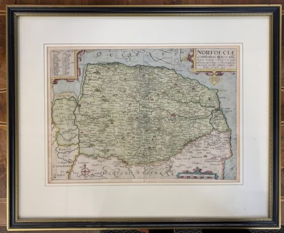 Lot 84 - Christopher Saxton (1540-1610), 'Norfolk',...