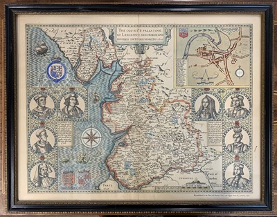Lot 85 - John Speed (1552-1629), Lancaster, hand...