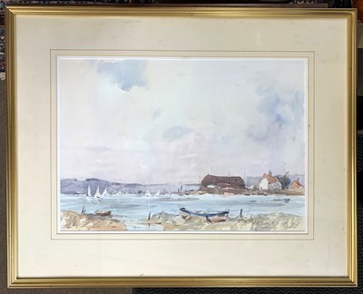 Lot 86 - Peter Gilman (British), 'River Orwell, Estuary'...