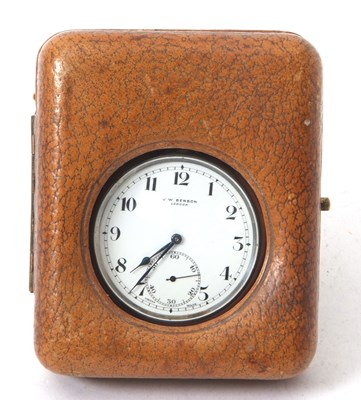 Lot 245 - A silver cased J W Benson pocket watch with...