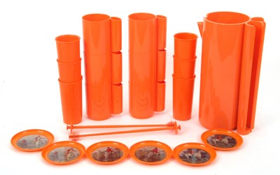 Lot 91 - Orangeade stacking drink set designed by Jean...