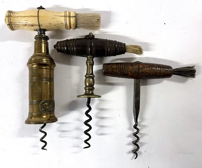 Lot 373 - Victorian Thomasen Type Corkscrew with John Watts Example