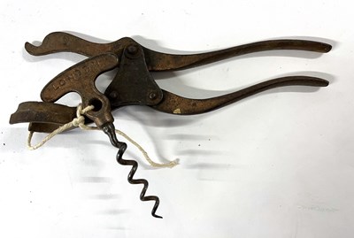 Lot 375 - A "Lund" Patented Two Piece Corkscrew c.1850
