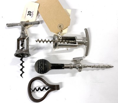 Lot 376 - "The Surprise" Two Pillar Corkscew w Champagne Tap