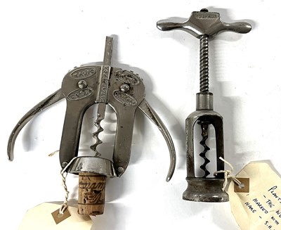 Lot 378 - A "Wulfruna" Plants Patent Corkscrew w Magic Lever Patent Applied For Example