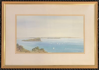 Lot 90 - Guy Todd (British, 20th century), "Blue Water...