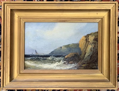 Lot 91 - E.Gibbs (20th century), View over a turbulent...