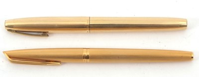 Lot 154 - Mixed Lot: A Watermans gold plated fountain...