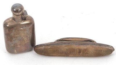 Lot 160A - Mixed Lot:  A George V small silver spirit...
