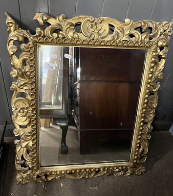 Lot 523 - A 19th Century Florentine style gilt wood wall...