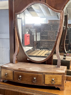 Lot 525 - A small 19th Century dressing table mirror...