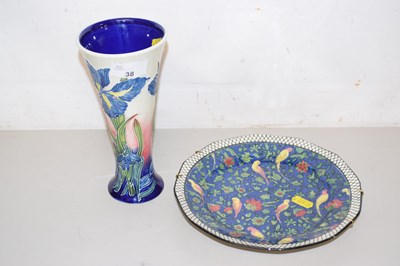 Lot 38 - Al Old Tupton ware tubelined vase together...