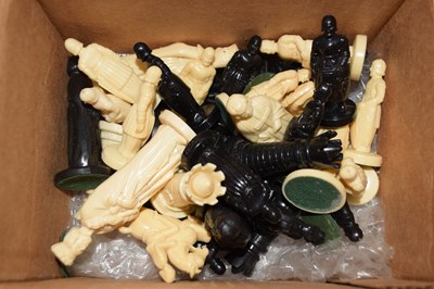 Lot 56 - Plastic chess set (unchecked for completeness)