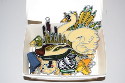 Lot 77 - Box of various sun catchers etc