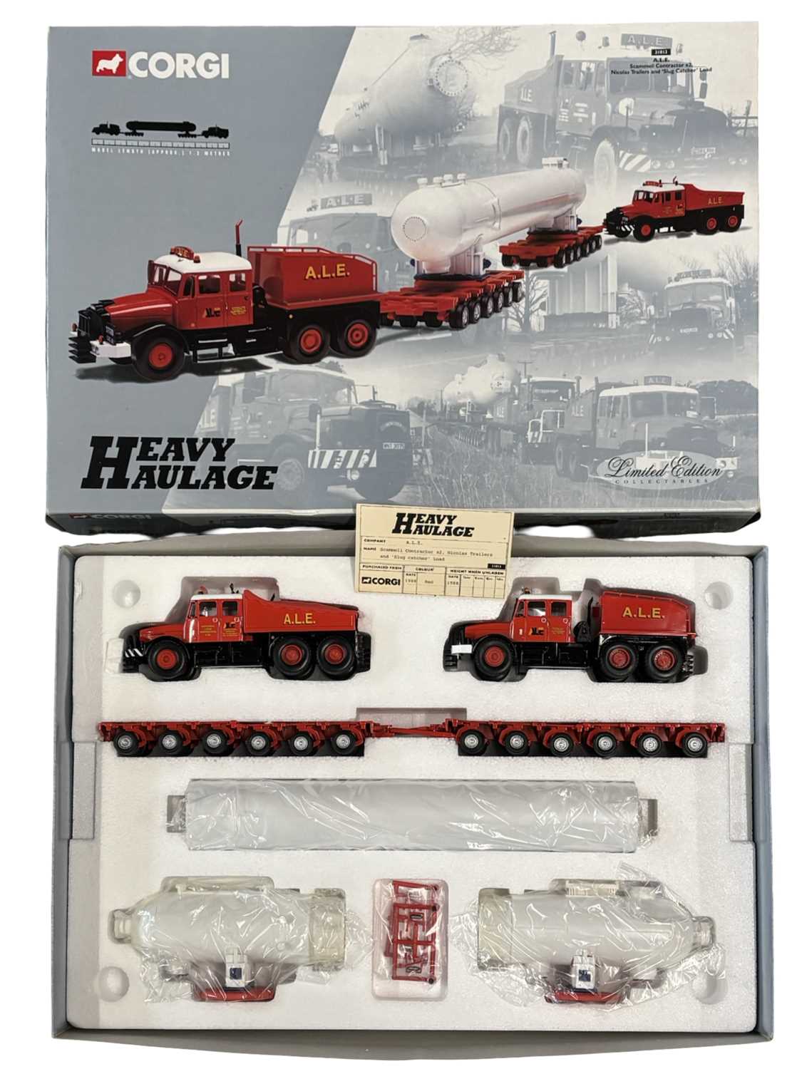 Lot 77 - A boxed Corgi Heavy Haulage 31013 A.L.E...