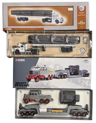 Lot 95 - A pair of boxed Corgi Heavy Haulage vehicles...