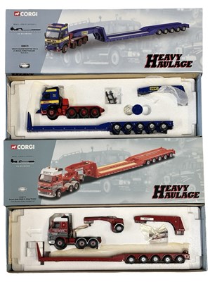 Lot 99 - A pair of boxed Corgi Heavy Haulage vehicles...