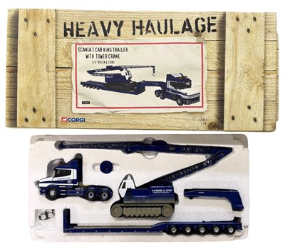 Lot 108 - A boxed Corgi Heavy Haulage CC12818 Scania T...