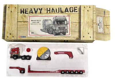 Lot 114 - A boxed Corgi Heavy Haulage CC12007 MAN King...