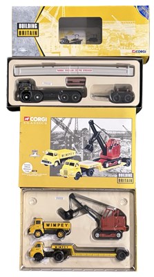 Lot 115 - A pair of boxed Corgi Building Britain...