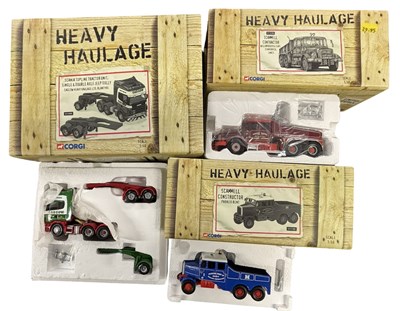 Lot 119 - Three boxed Corgi Heavy Haulage vehicles, to...