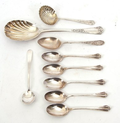 Lot 181 - Mixed Lot:  A group of five George V silver...