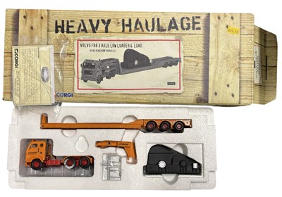 Lot 123 - A boxed Corgi Heavy Haulage CC13104 Volvo F88...
